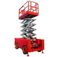 Battery-Powered All-Terrain Scissor Lifts: 10m to 14m Lifting Height for Sale