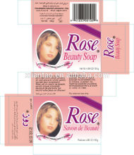 4.58OZ / 130G , 96 ROSE SOAP BAR ROSE BEAUTY SOAP