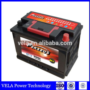 PERSEUS BRAND &OEM DIN80 automobile batteries factory