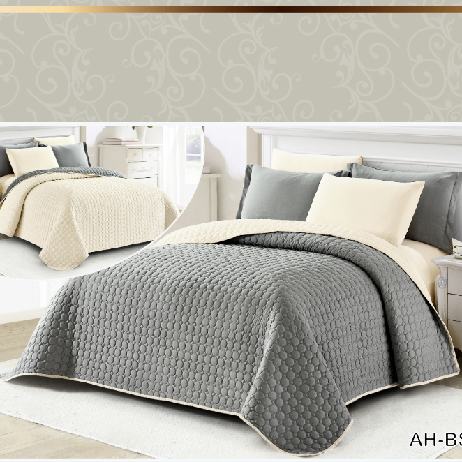Gestellte Bettbedeckung Quilted Bedcover Bedsheet