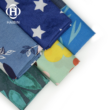 Nylon Hammock Tent Fabric - 210T Crinkly Printed 100% Nylon Fabric