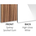 Sydney Spotted Gum/High Gloss White ACP Sheet