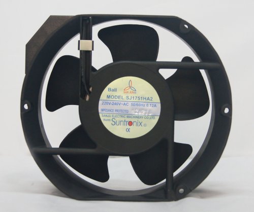 172mm 220v, 230v, 380v Aluminum Sleeve Or Ball Bearing 200 Cfm Industrial Exhaust Fans