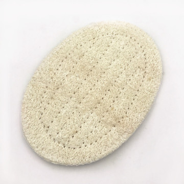 Natural shower loofah pad