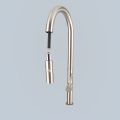 Pull-Down Bar Faucet with Hidden Magnetic Docking Spray