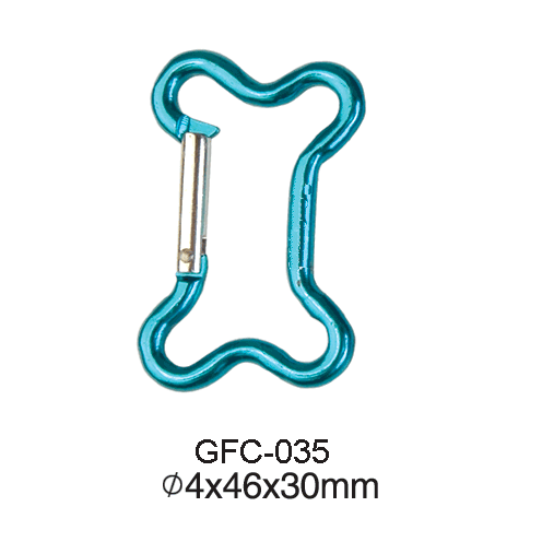 Anodized Mini Aluminium Carabiner Clips Gfc038