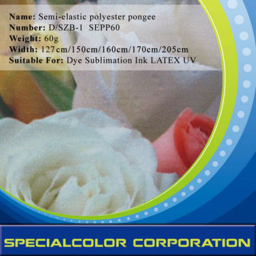 Semi-elastic polyester pongee