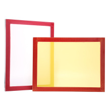 Red Glue White Mesh Aluminum Screen Printing Frame