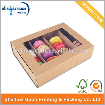 customized paper packaging macaron box wholesale