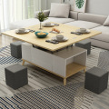 Multifunction Wooden Foldable Coffee Table