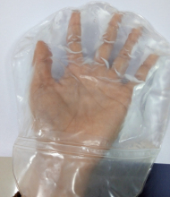 Lady breast self-exmination glove /kit