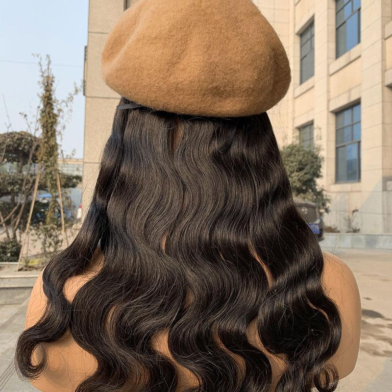 Best Selling Baseball Cap Hat Wig Wholesale Cheap Travel Wig Hats Women Cap Curly Brazilian Human Hair Wigs With Hats