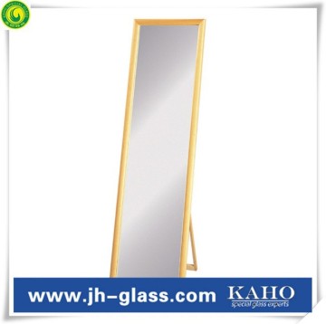 beveled frameless glass mirror