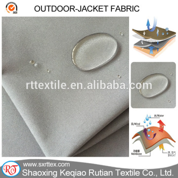 TPU membrane and fleece bonded breathable softshell jackets fabric