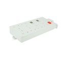 6 uttagseffekt 4 usb brett uttag