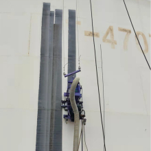 Vertical Fuel Tank Cleaning Shot Blasting Machine