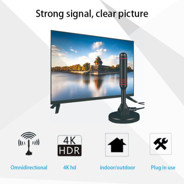 Cyfrowa podstawa magnetyczna anteny HDTV i kabel koncentryczny