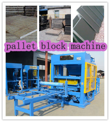 qt7 bamboo pallet block machine/pve pallet block machine