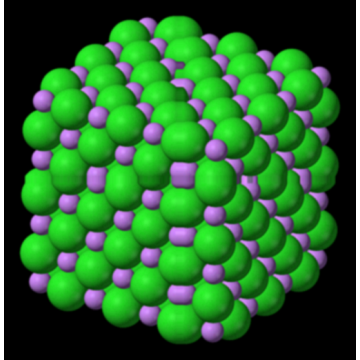 quantos átomos estão presentes no cloreto de lítio