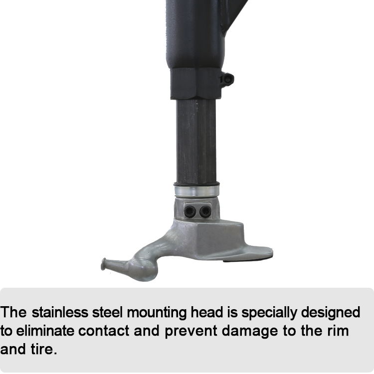 tire changer hexagonal shaft