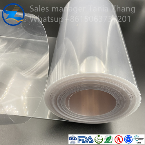 Bao bì thuốc pvc cứng nhắc trong suốt