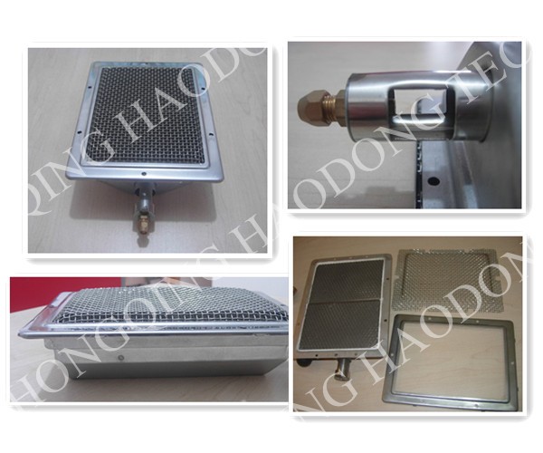 Infrared Catalytic Natural Gas Burner for bbq grill baking