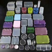 Multifunctional Packing PP Plastic Storage Case Clear Face Beauty Tools Cosmetic Remover Makeup Sponge Powder Puff Case Box