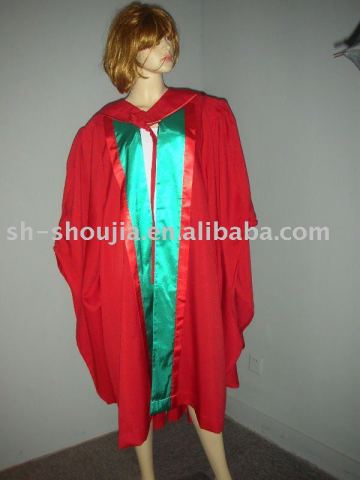 customized graduation gown, graduation gown, graduation robe with lining