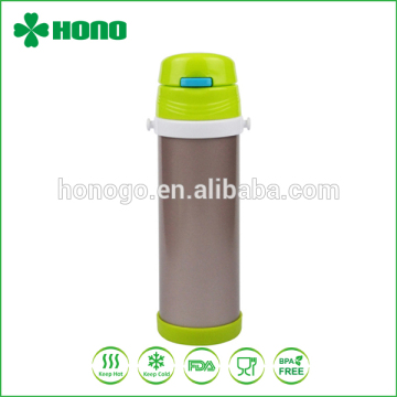 500ML Stainless Steel Baby Milk Bottle/ Baby Bottle Straw