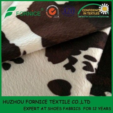 Hot Sale Microfiber Animal Print Velour Fabric