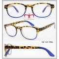 Borracha de plástico nova moda acabado óculos de leitura (wrp604570)