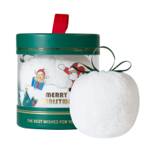 Glittering Bronze Shimmer Powder Puff for Body and Face