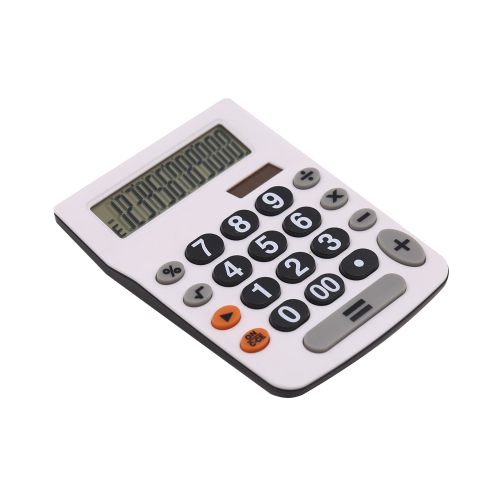 12 digit dual power office calculator with basic function