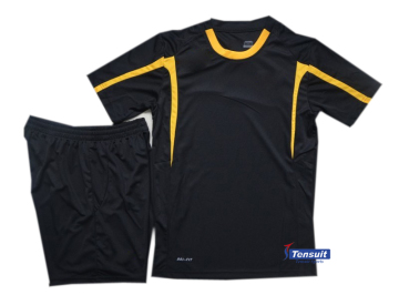 Fashion style blank soccer jersey set ,custom design blank soccer uniform, football practice jersey wholesale