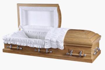 cardboard coffin American style