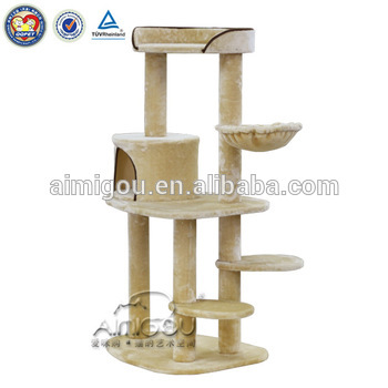 Cat Tree Furniture & Cat Scratch Pole & Wooden Cat Furniture