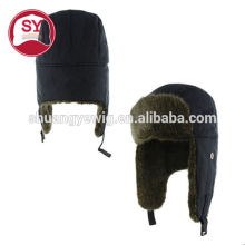 winter trapper hats soft plush faux fur unisex earflap winter hat