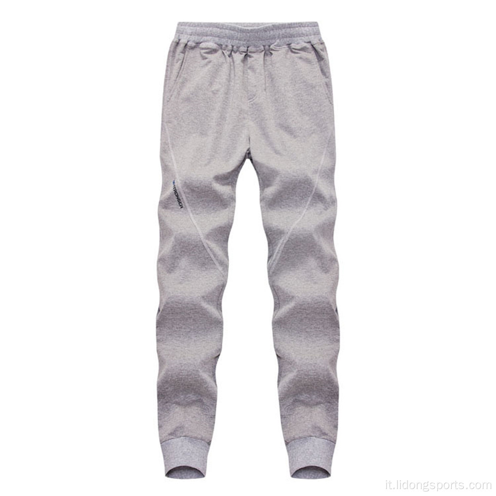 Pantaloni maschi di cotone elastico di moda online
