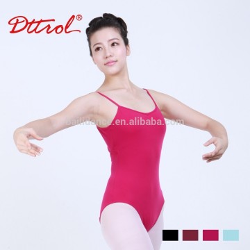 D031012 Wholesale lycra black cross-back camisole sexy dance wear gymnastics leotards