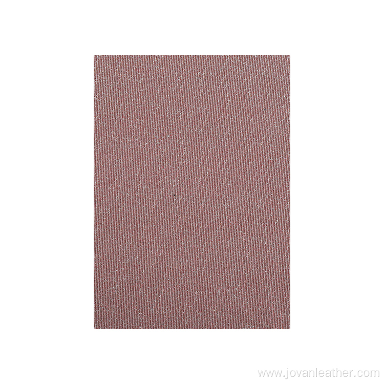 Abrasion-Resistant Chunky Glitter Faux Synthetic Leather