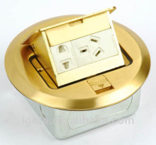 Italy Multi-functional Floor Socket 2pin socket+3pin socket