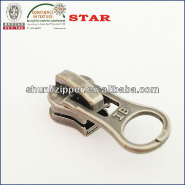 fashion design metal zipper slider