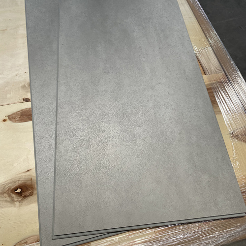 Click Indoor PVC-Zement-grauer SPC-Steinbodenbelag
