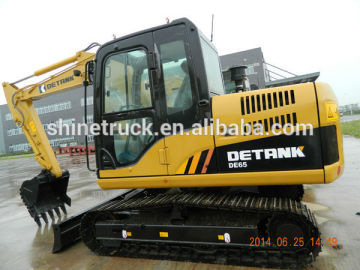 6.5 ton small excavator/tunnel digging machine excavator