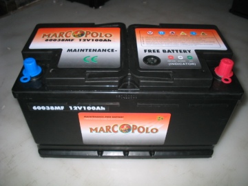 12V 100Ah MF Car Batteries