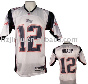 Paypal--$19 american football jersey---Authentic Embroidered rugby football  jersey Equipment Logo on Neck