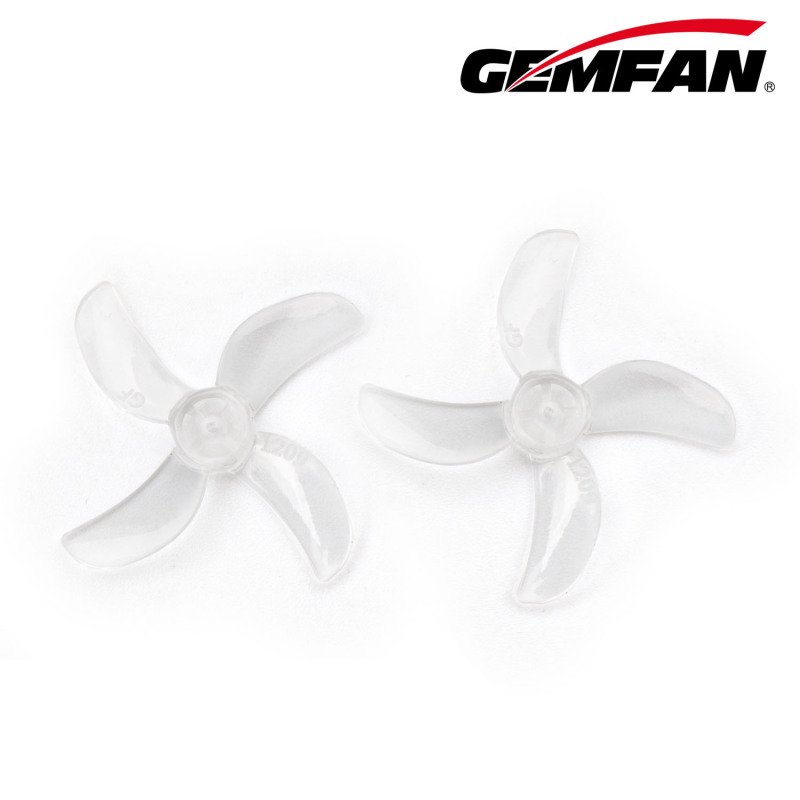 GEMFAN 1.2 Inch Drone Propeller 1209 31mm 4 Blade 4 Pairs for Mini Camera Drone
