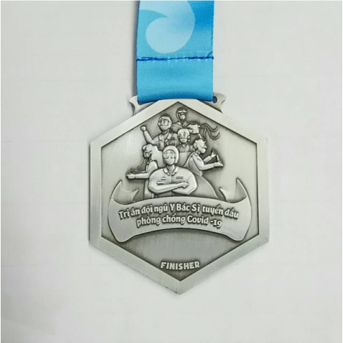 Medalha de finalizador Custom Vietnam Sacombank Covid-19