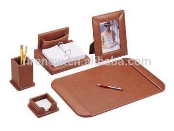 PU Leather desk stationery set FN1024