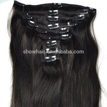 New Year Direct Factory Clip On Hair Remy Clip Extention Double Hair